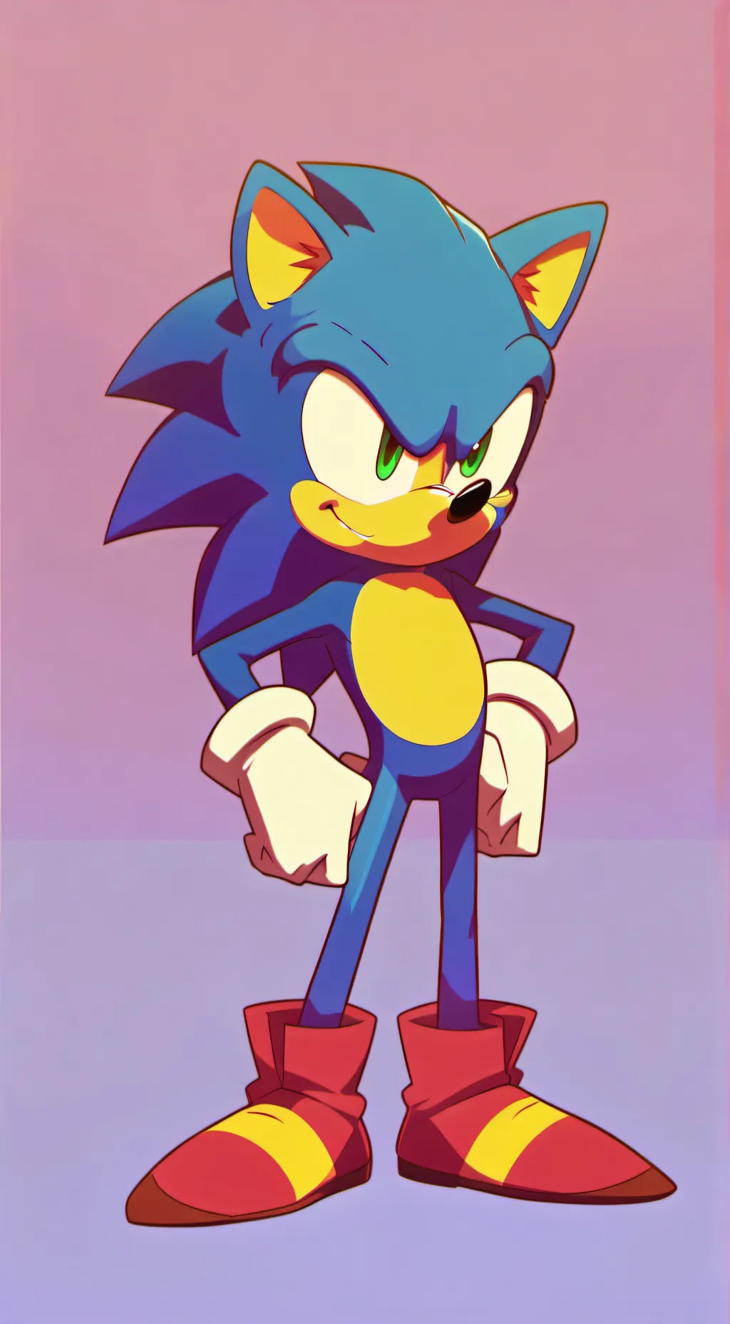 ai character: Sonic background