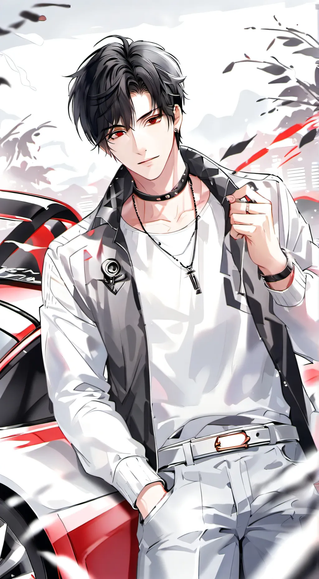ai character: Ray background