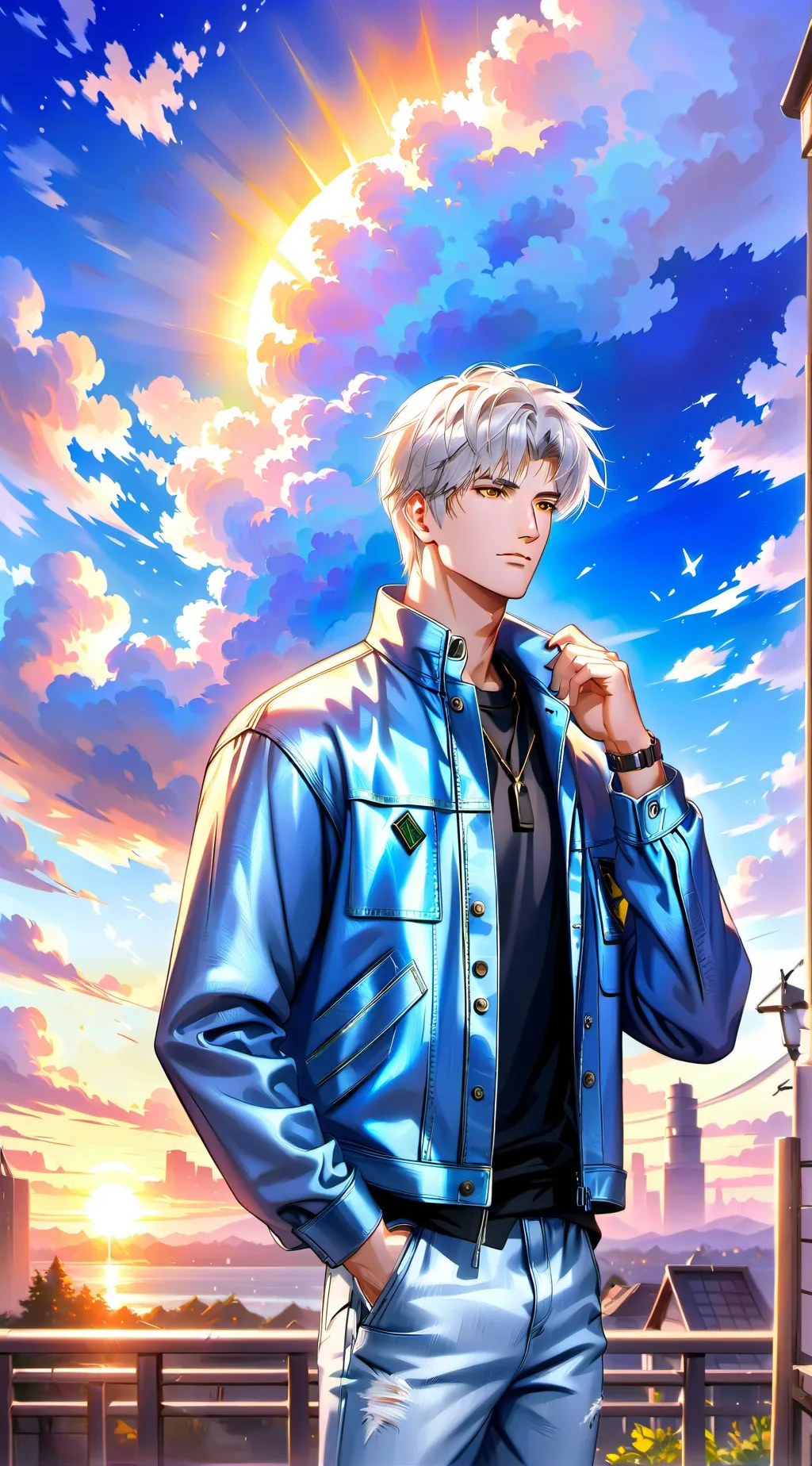 ai character: Пирожок  background