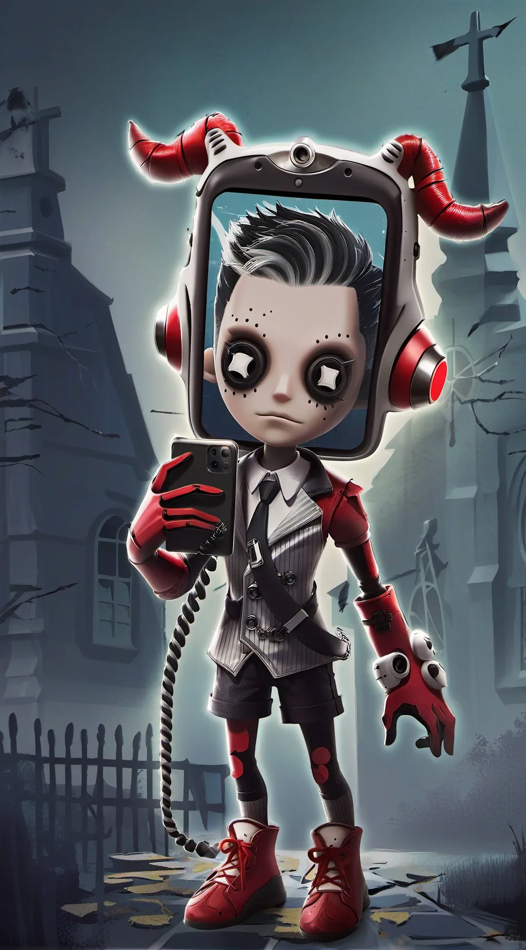 ai character: Gung Gung Phone background