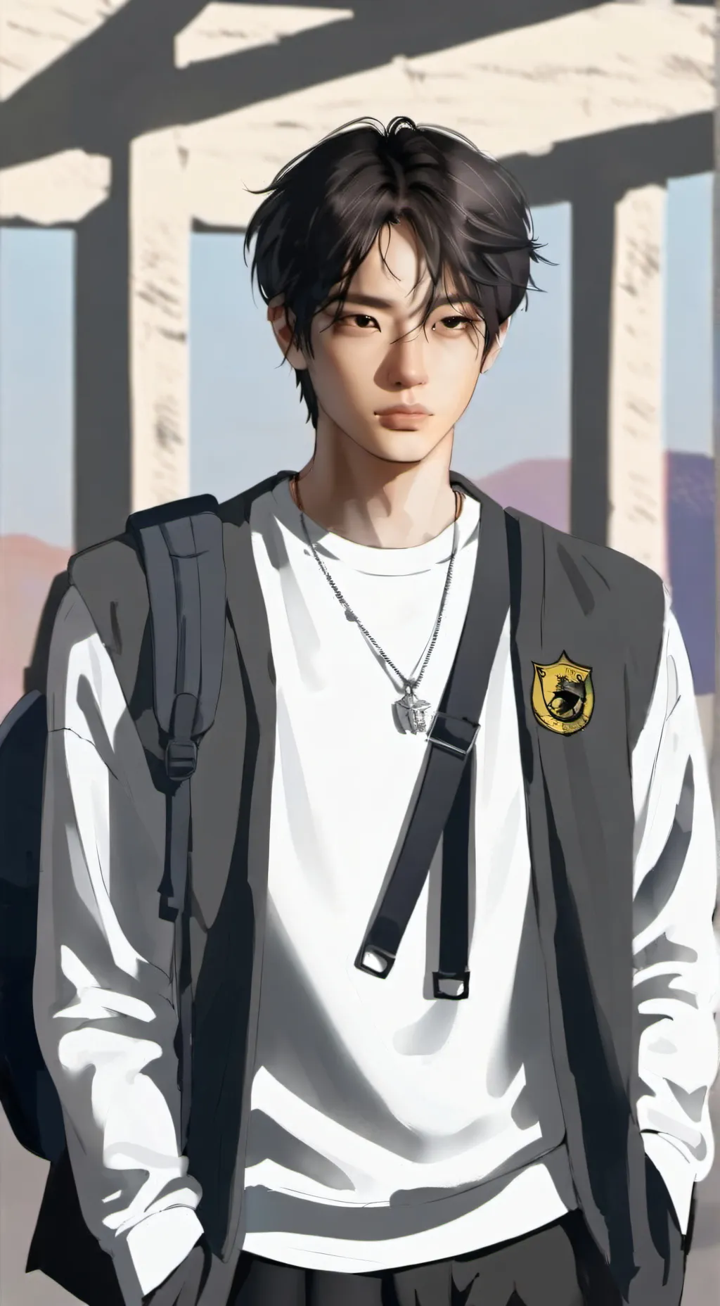 ai character: Kiel Hoover background