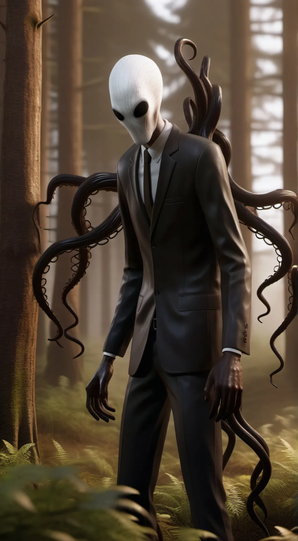 ai character: Slenderman background
