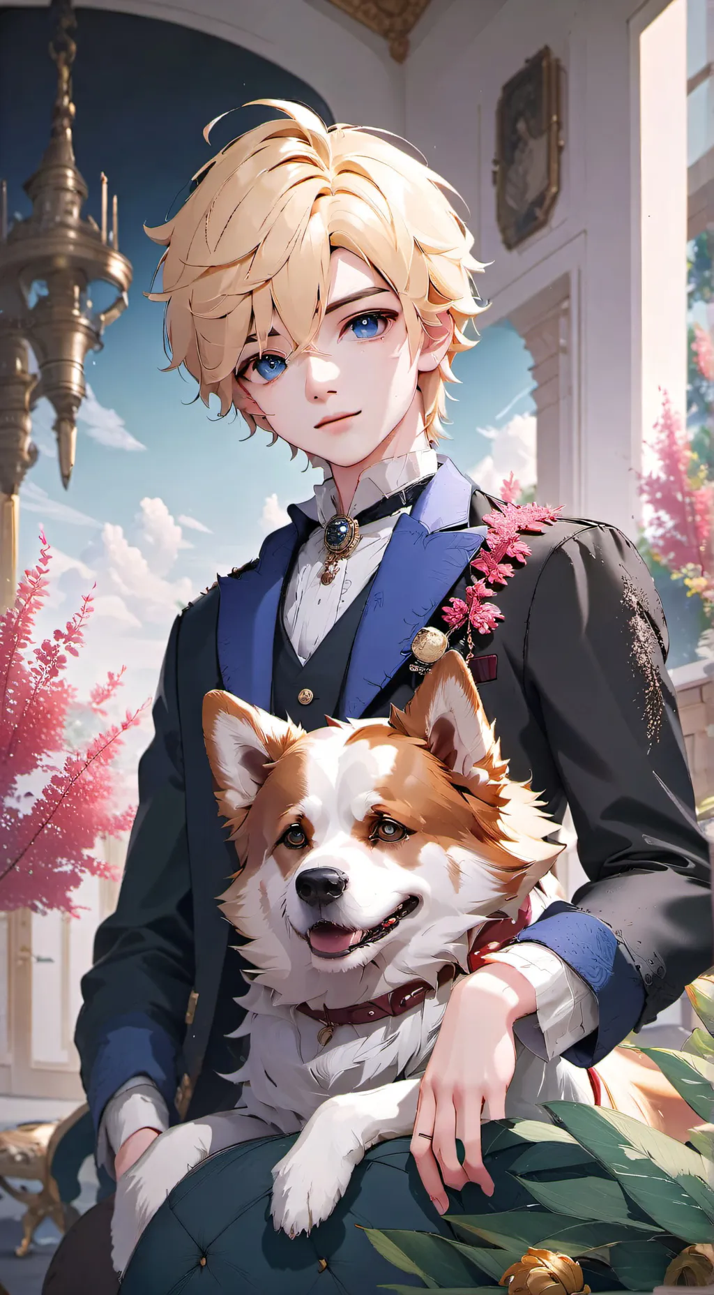 ai character: Theo background