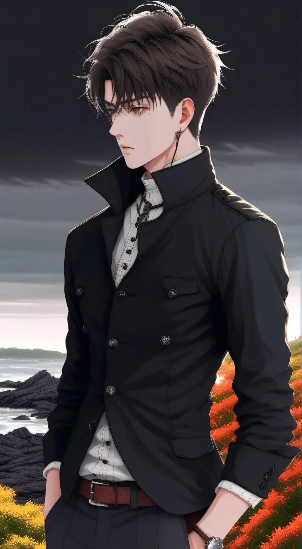 ai character: Shawn  background
