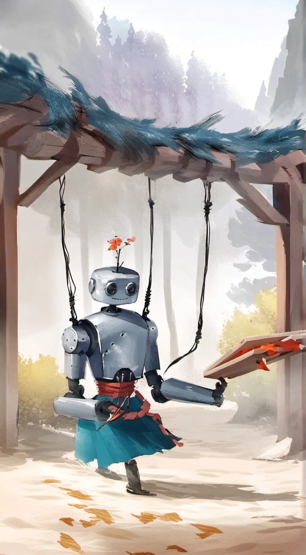 ai character: Puppet Life background