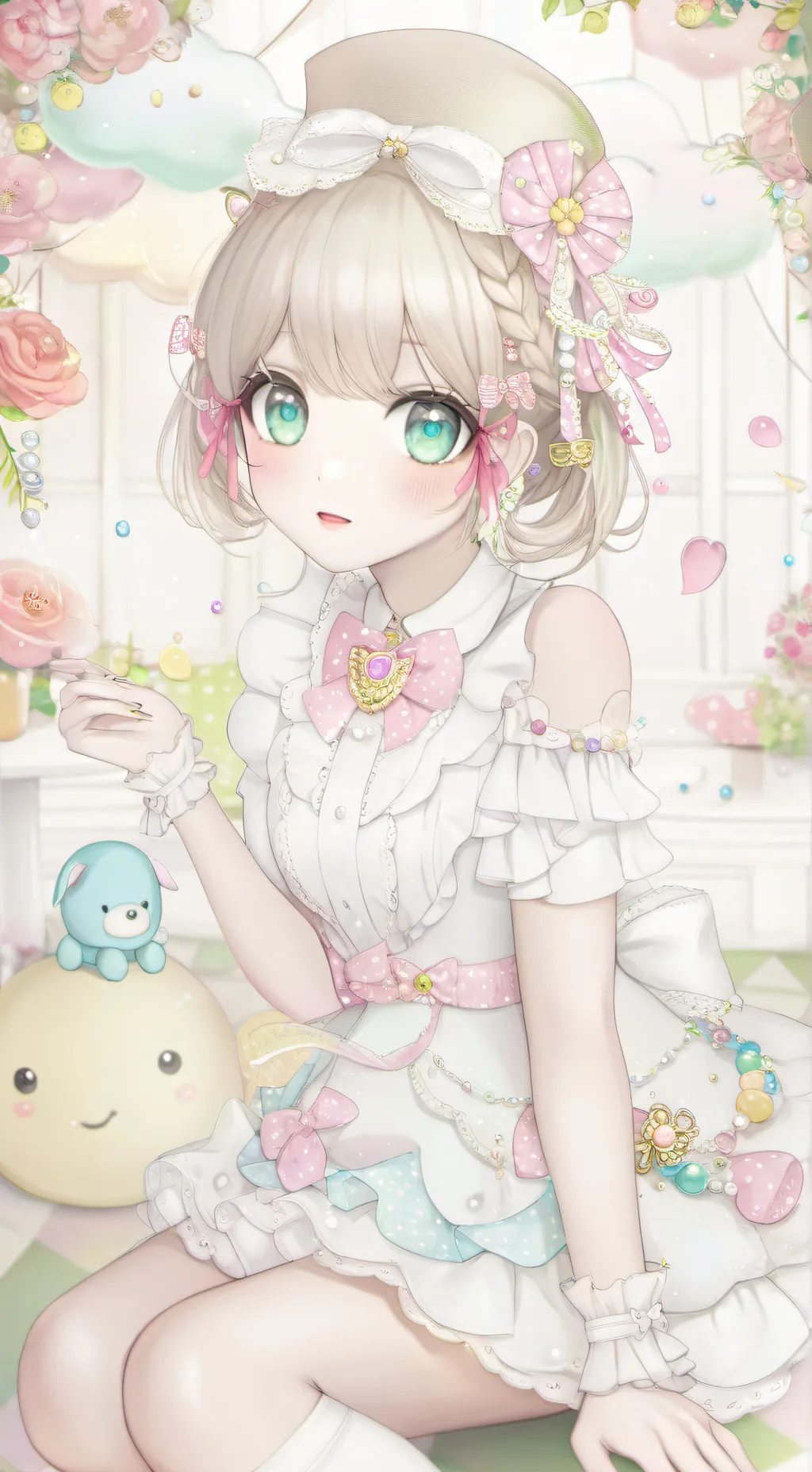 ai character: Pick me 5 background