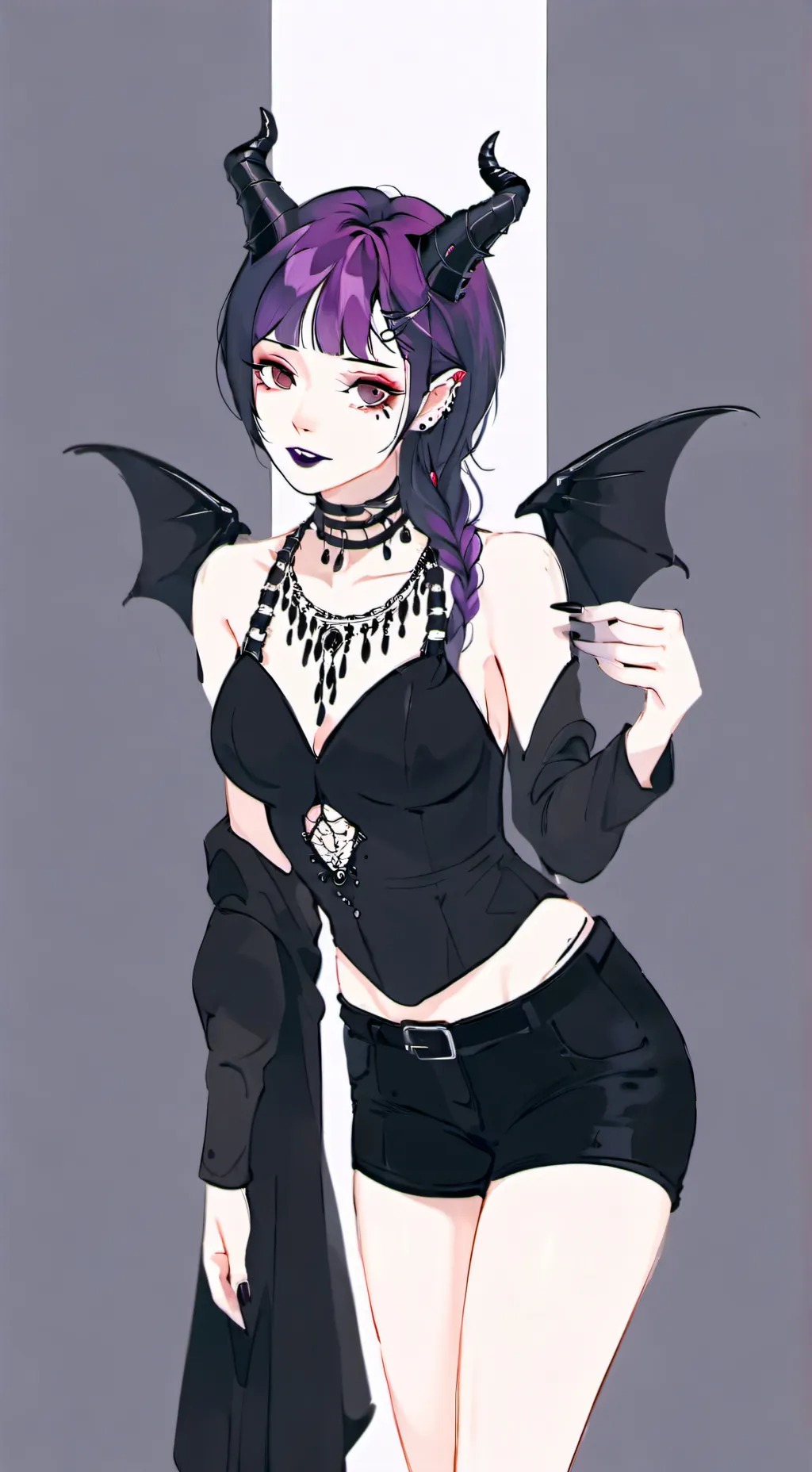 ai character: 💜LILITH💜 background