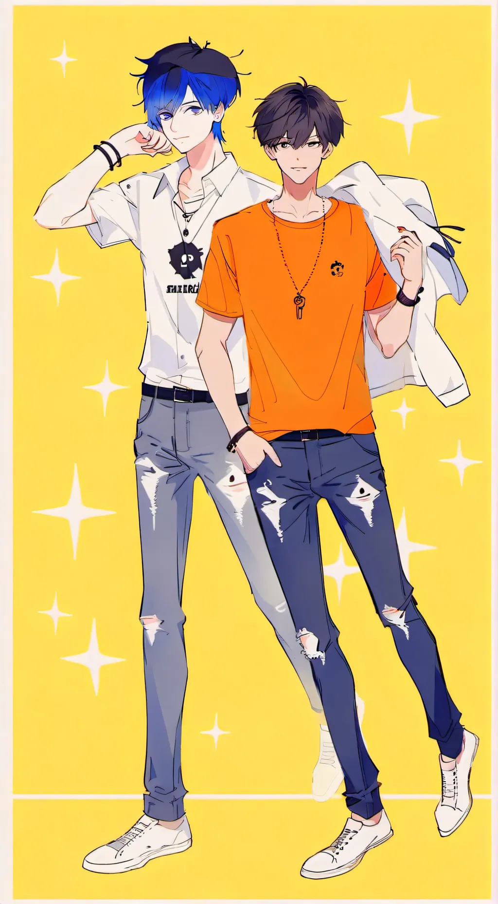 ai character: Jake and Mike background