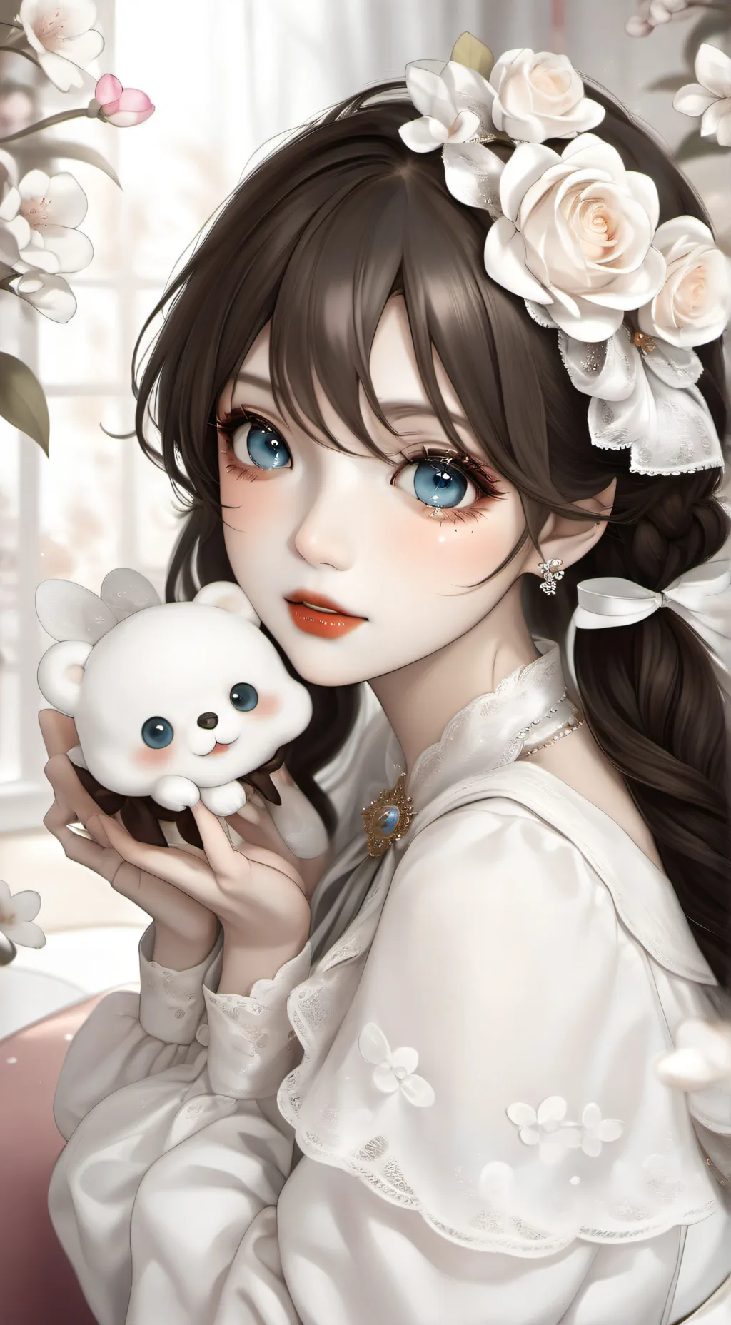 ai character: BTS royalty ed background