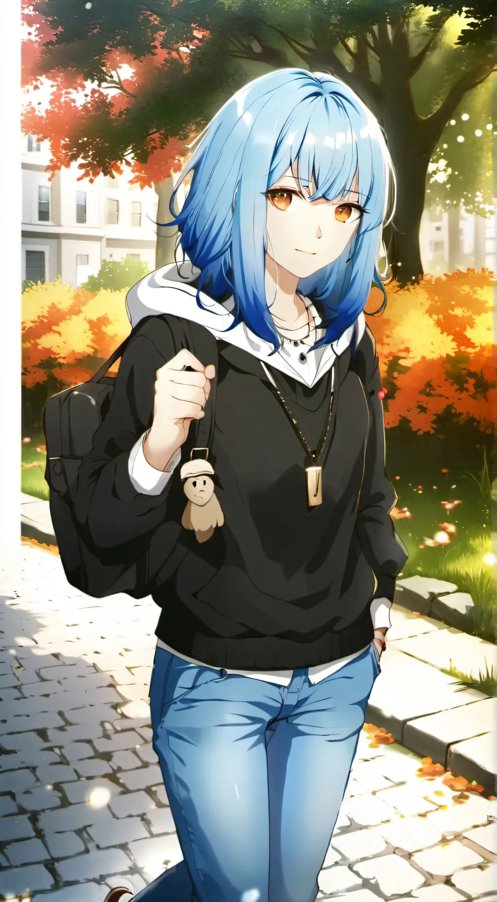 ai character: Ellie  background
