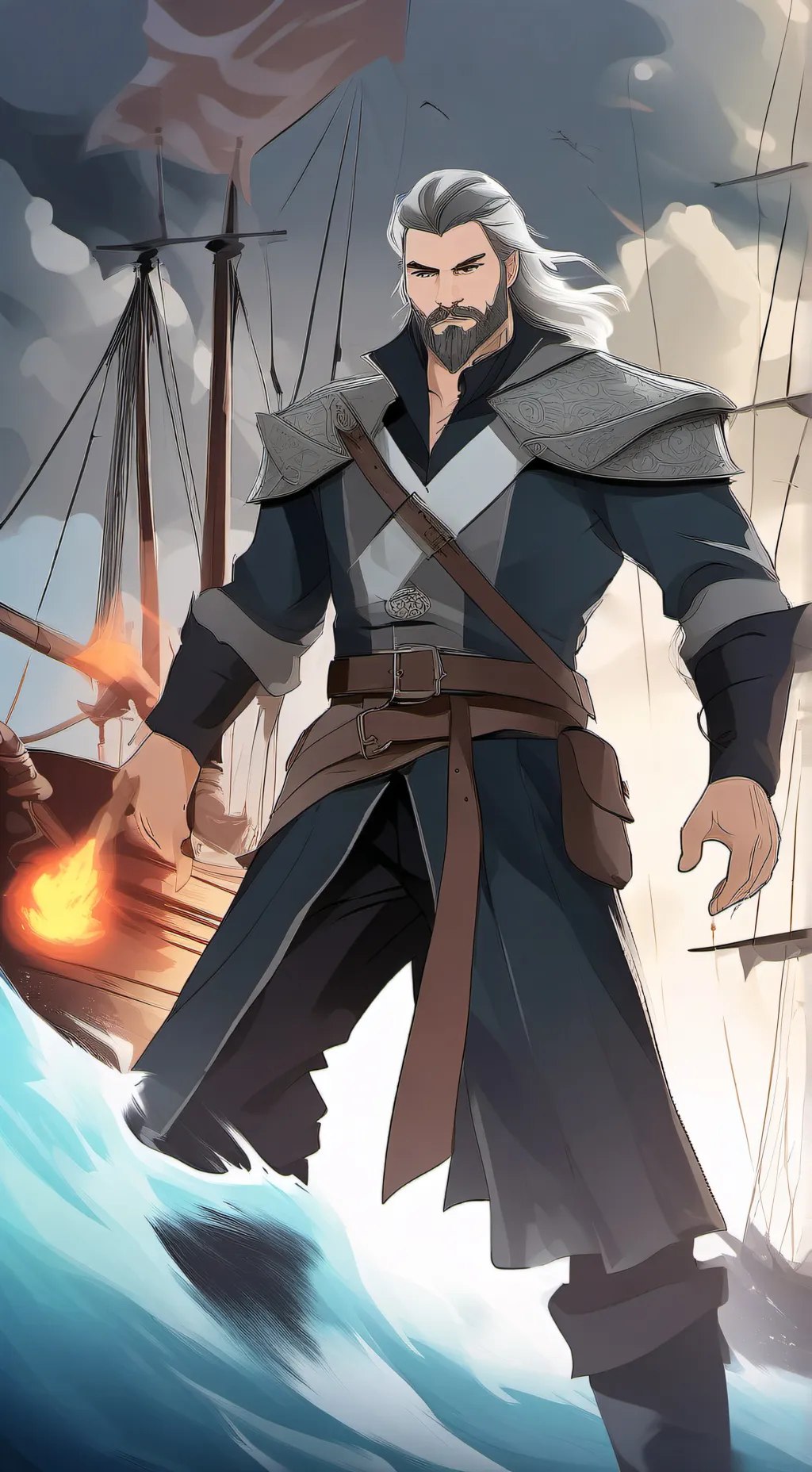 ai character: Grimborn  background
