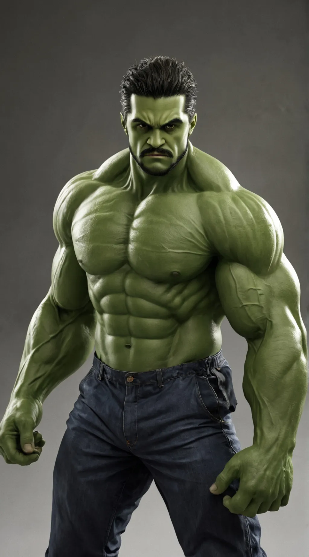 ai character: hulk background