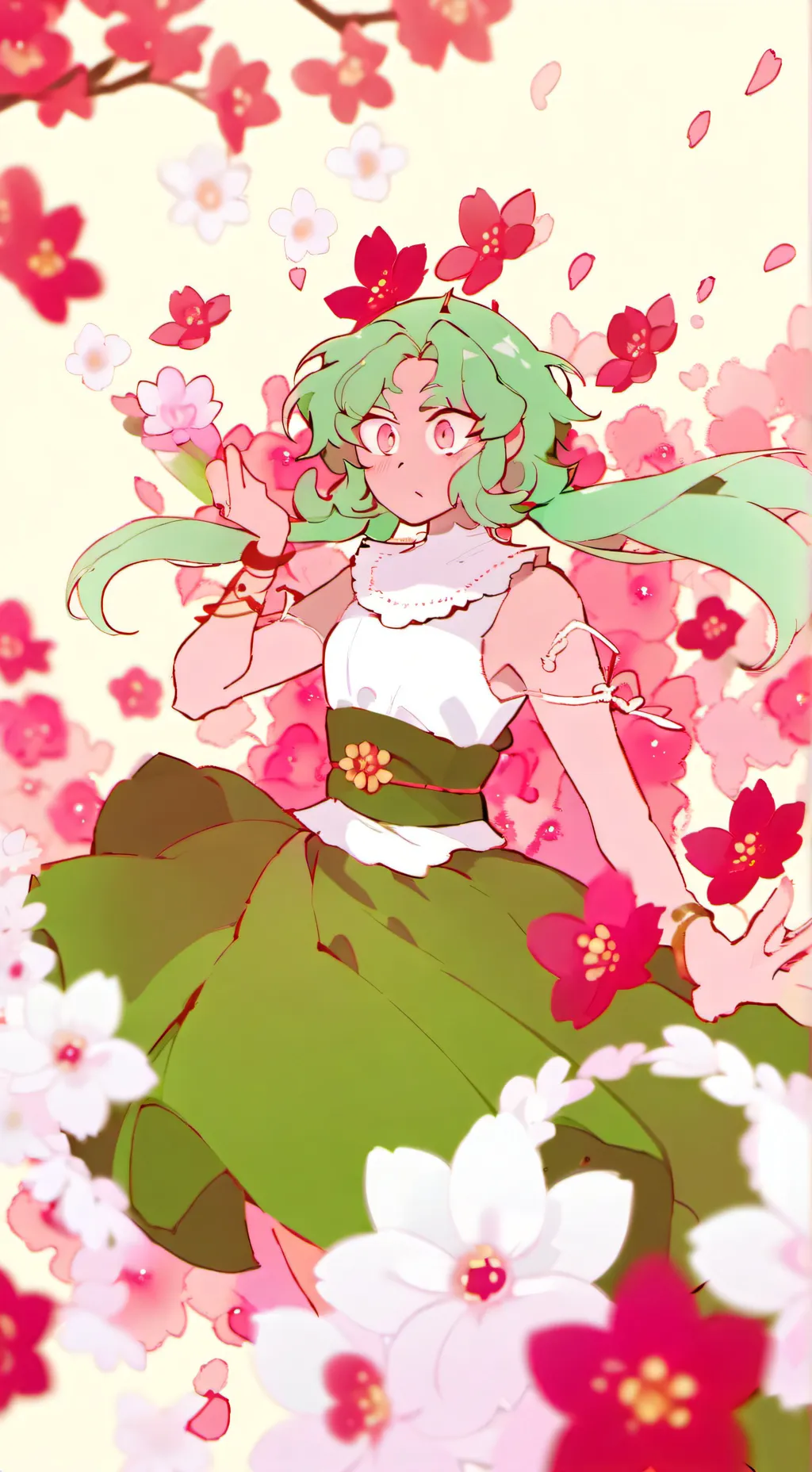 ai character: 🌸nahia🎀 background