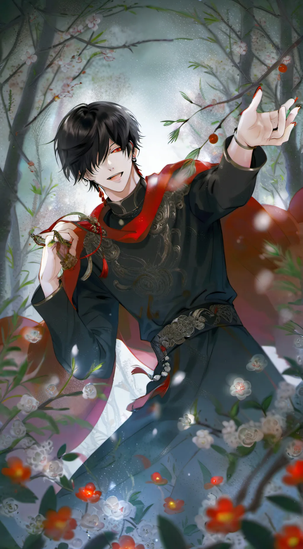 ai character: Mha lovestory background