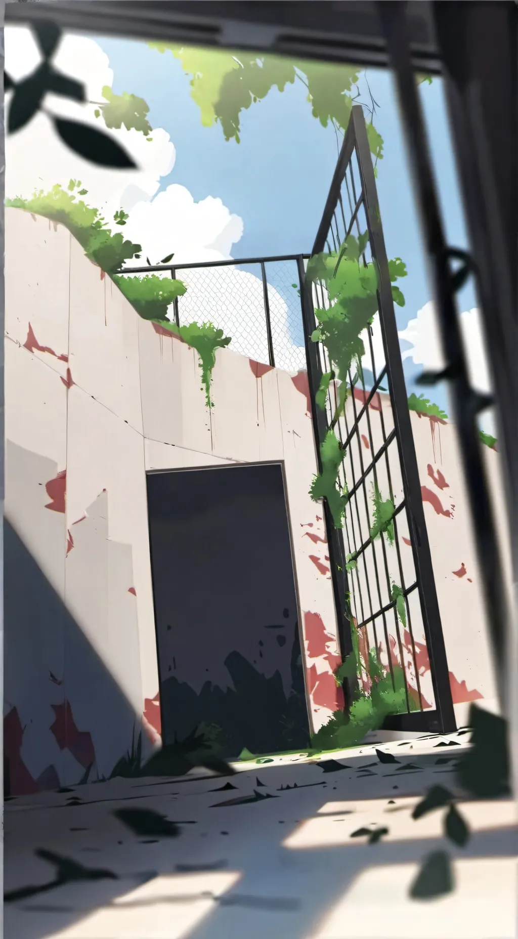 ai character: Abandoned Mansion background