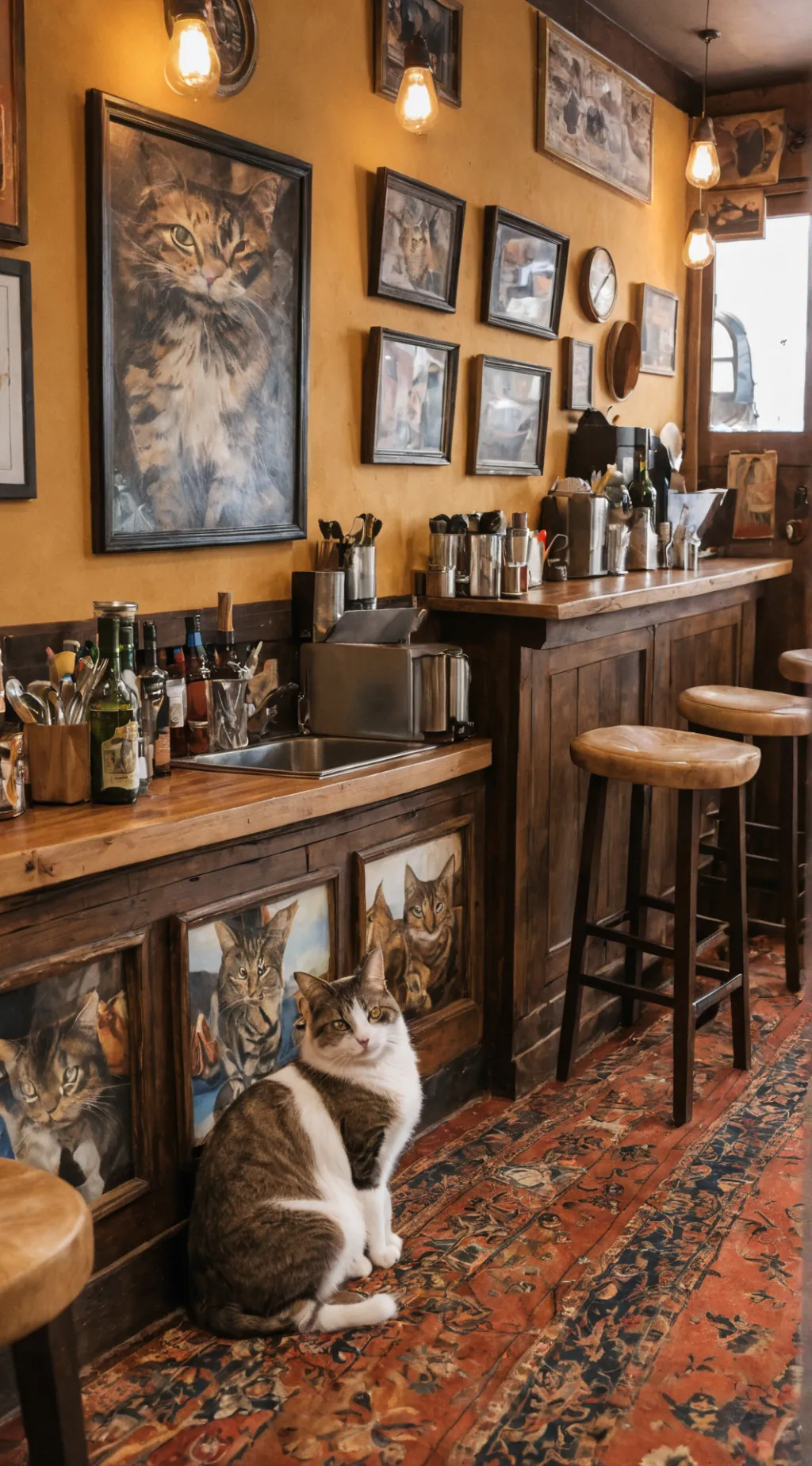 ai character: Feline Haven background