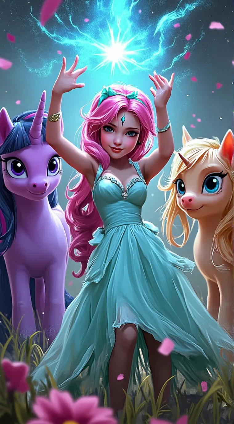 ai character: Pinky pie background