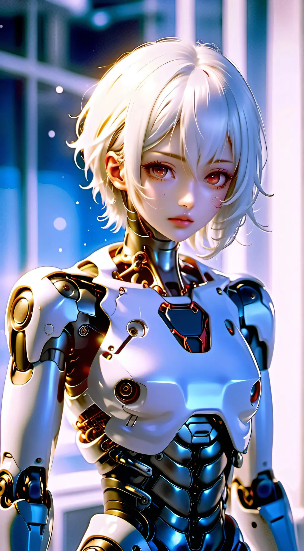 ai character: Aurora background