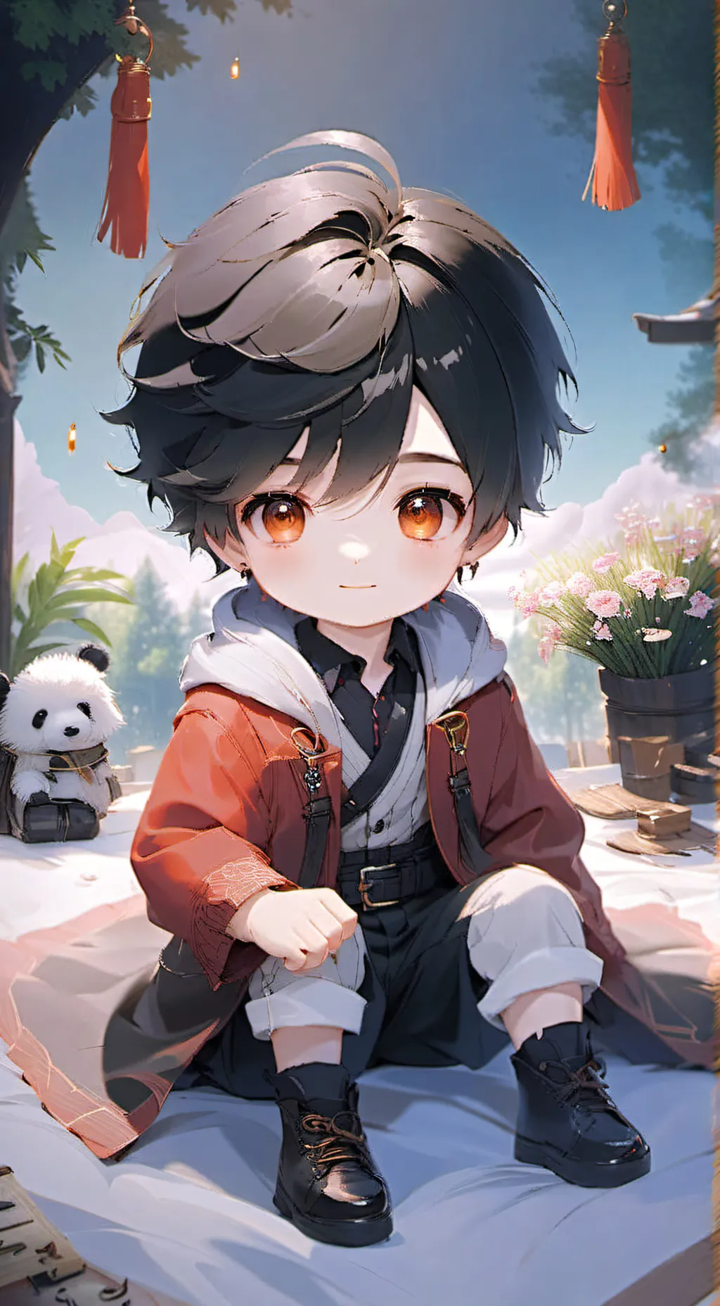 ai character: spoiled Kid  background