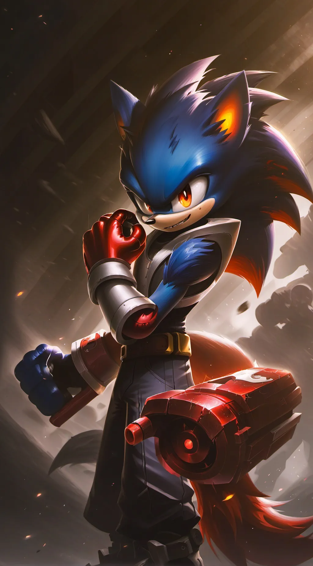 ai character: sonic crew  background