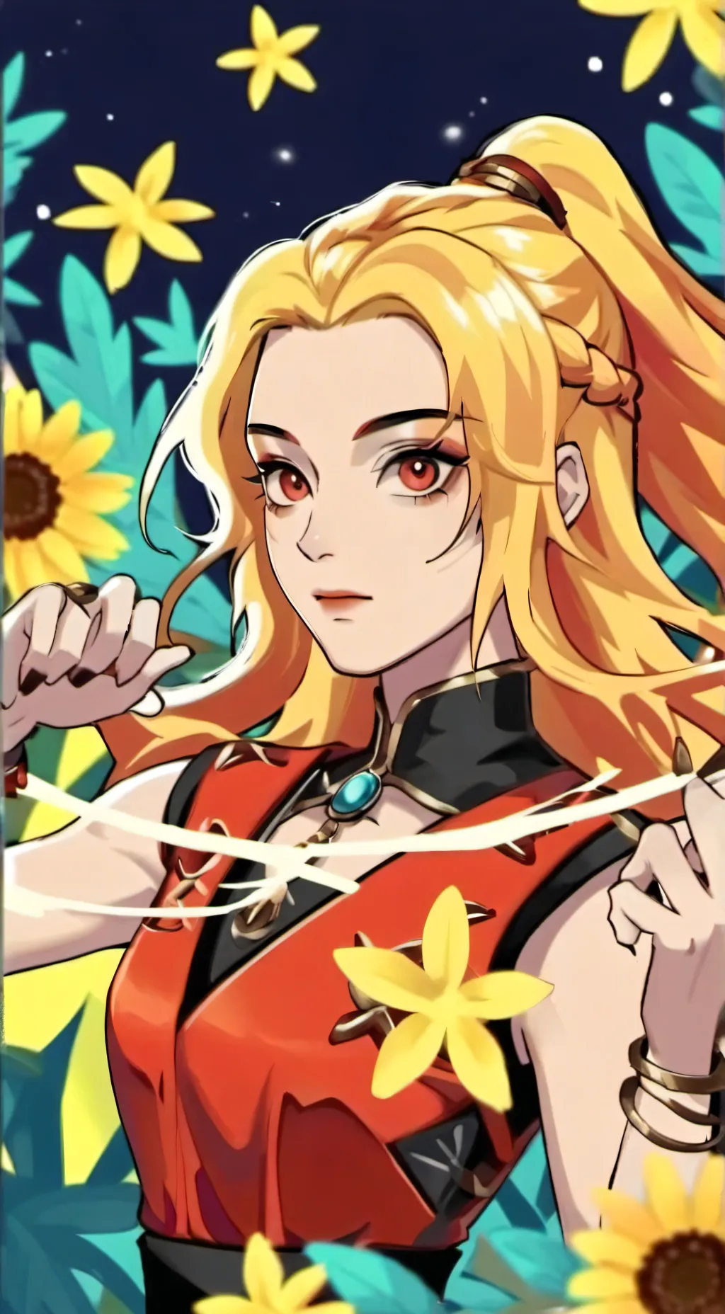 ai character: Rengoku (girl) background