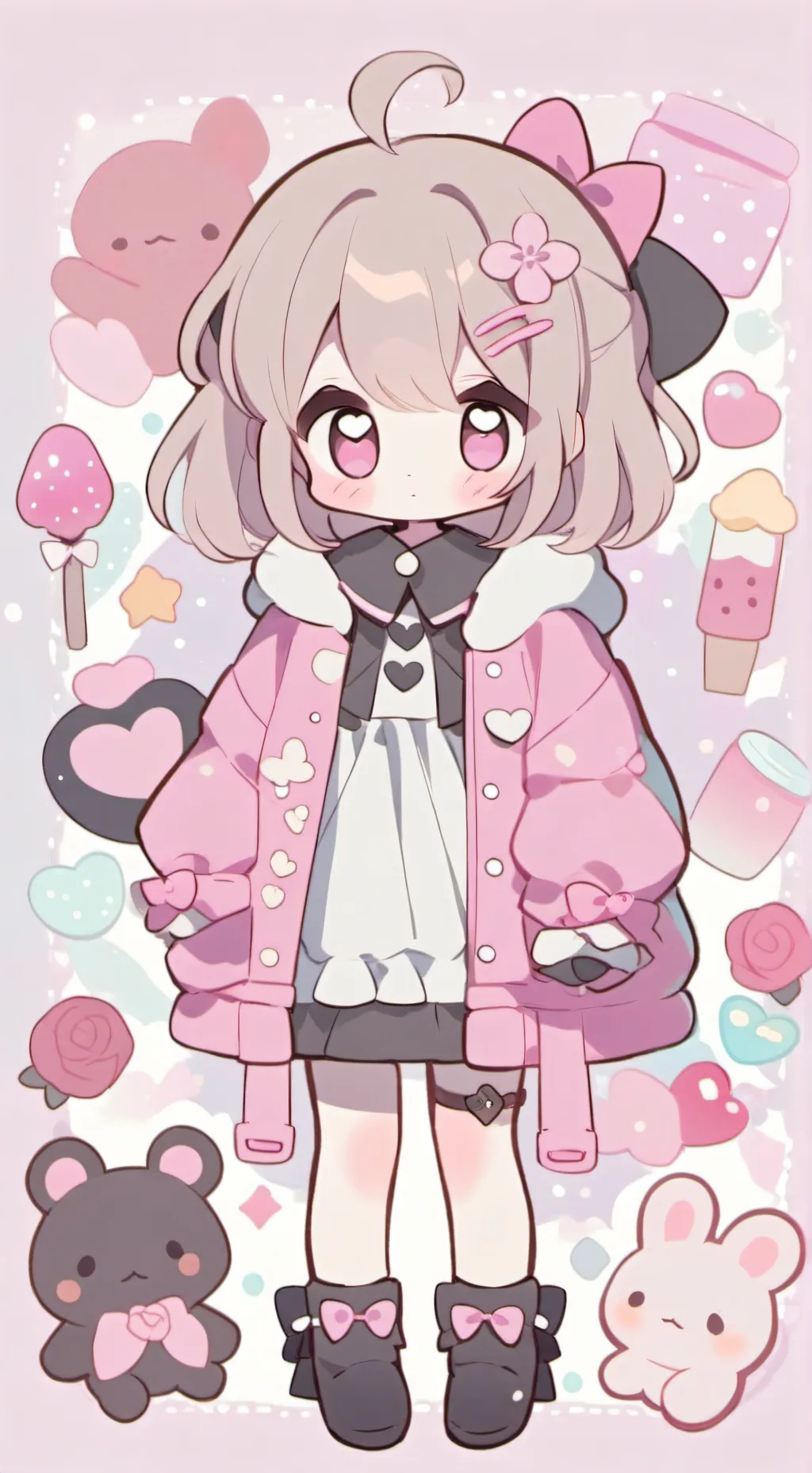ai character: Низя  background