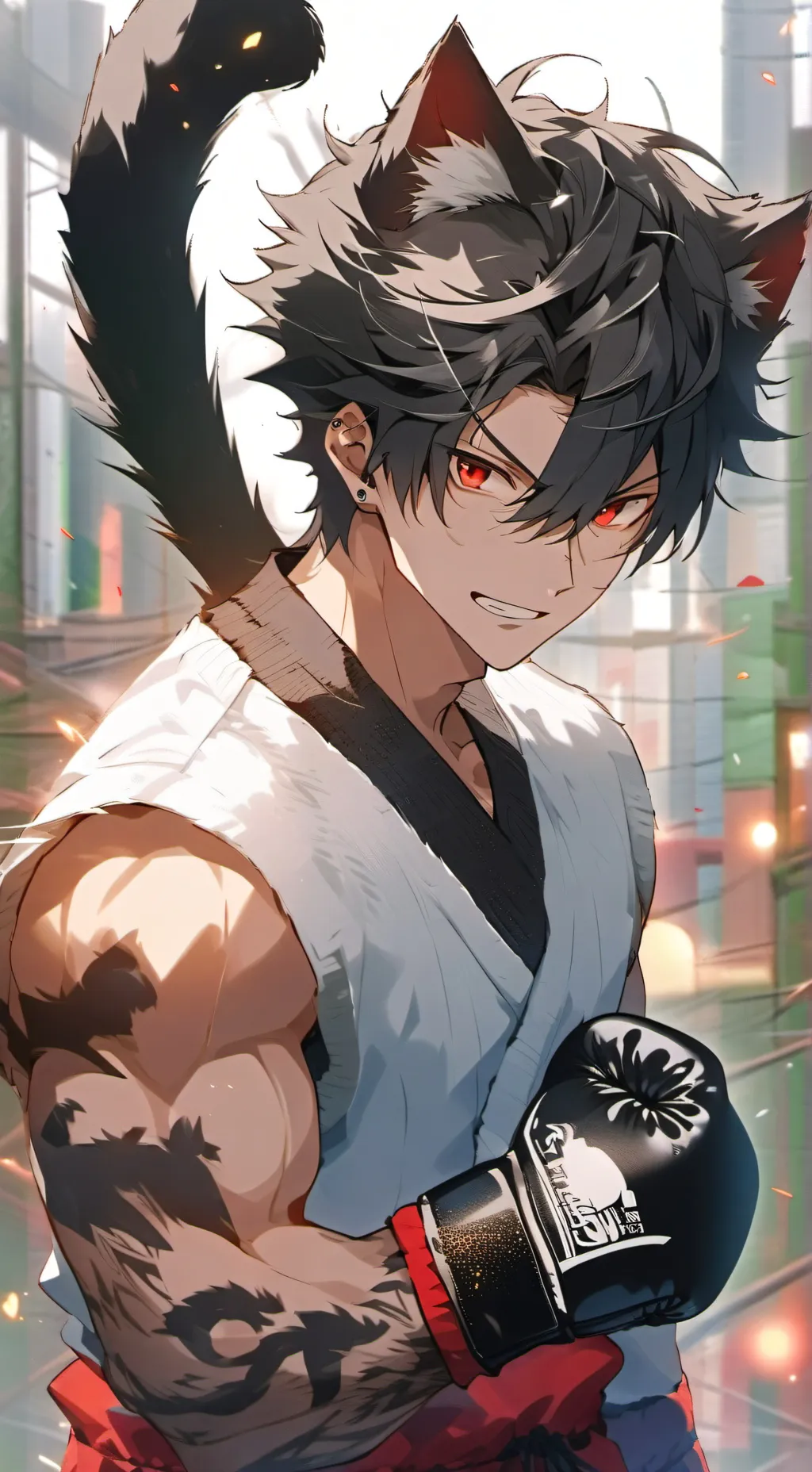 ai character: Xian The Werewolf background