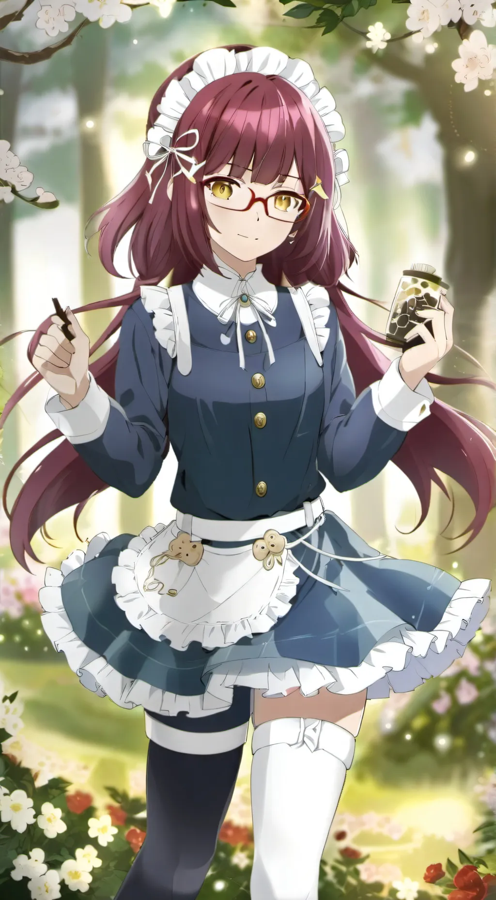 ai character: Luna background