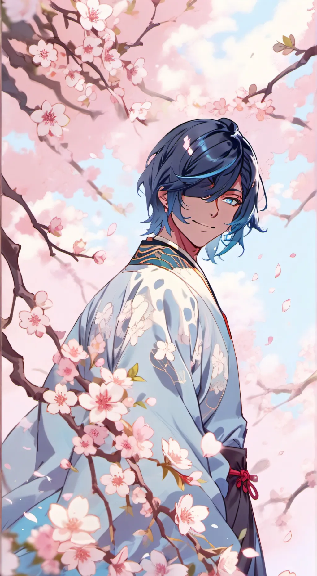 ai character: Kaeya Alberich  background