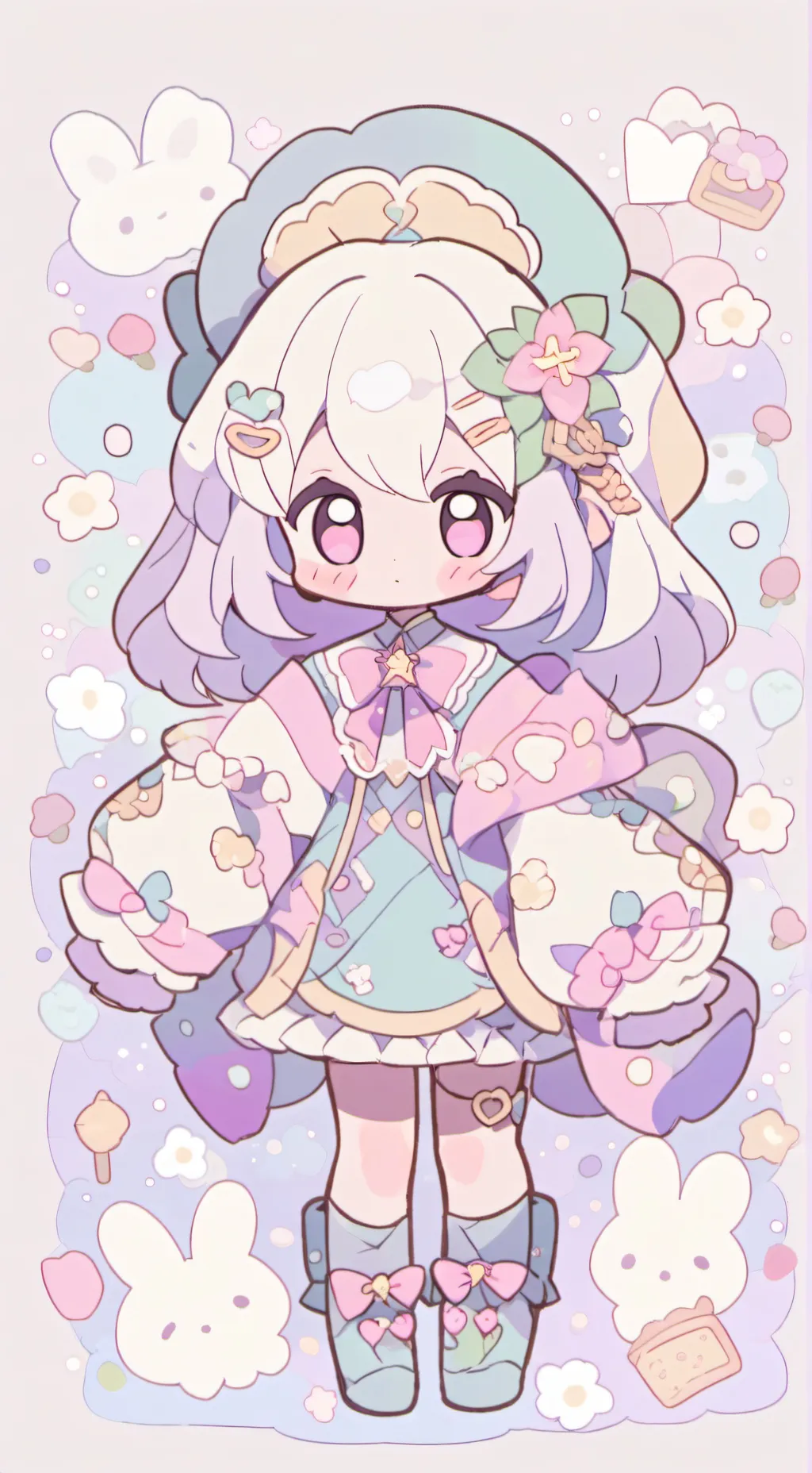 ai character: ◈Bun Plum◈ background