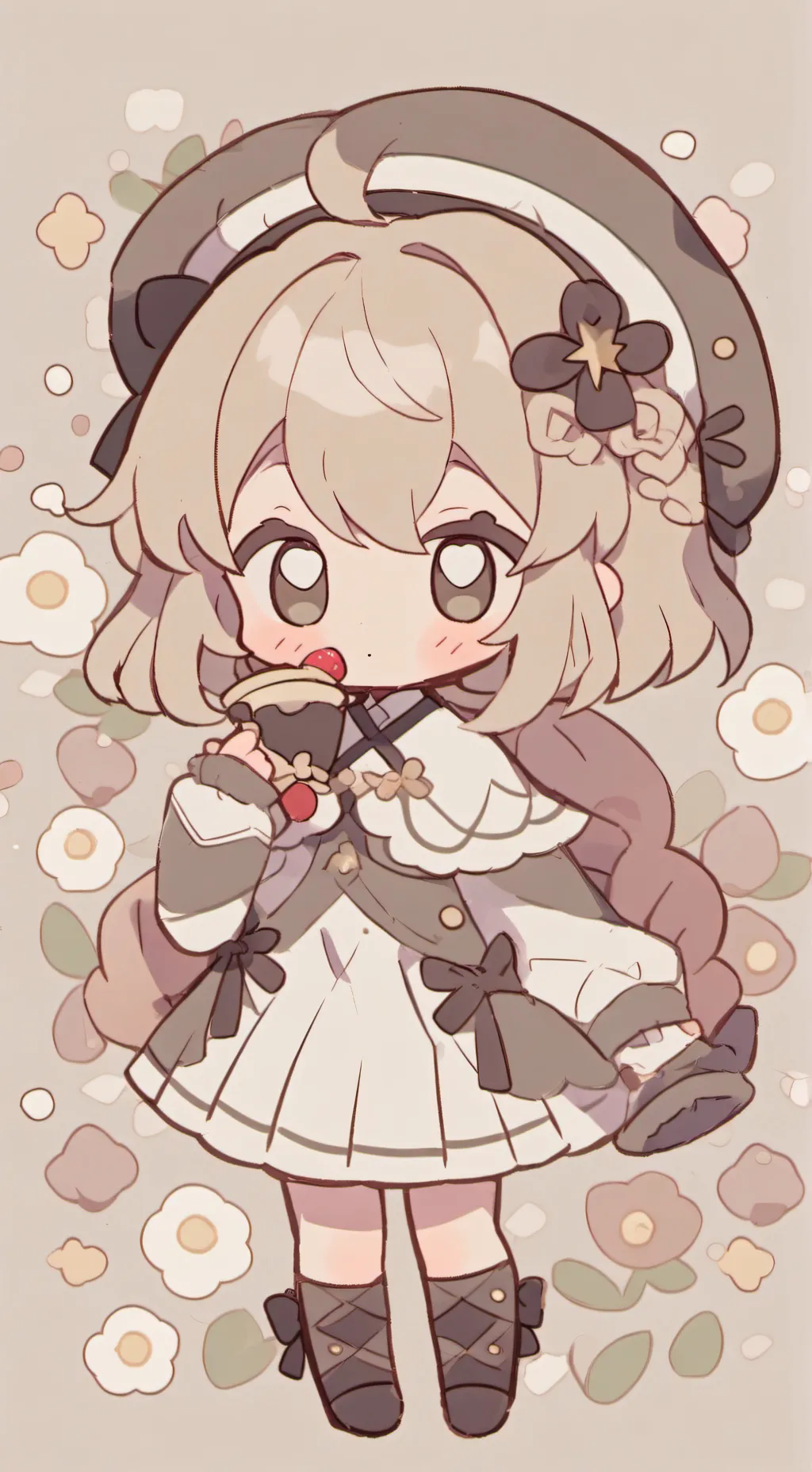 ai character: мися background
