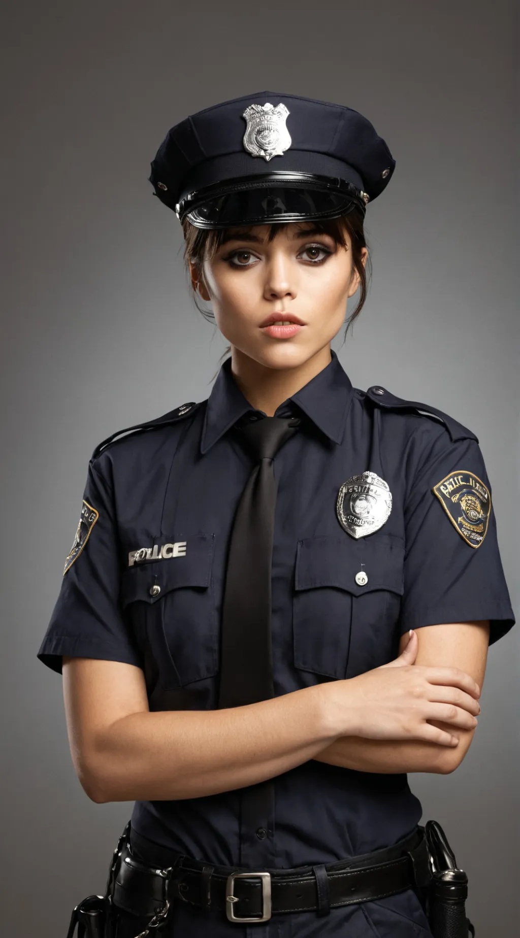 ai character: Officer Ortega  background