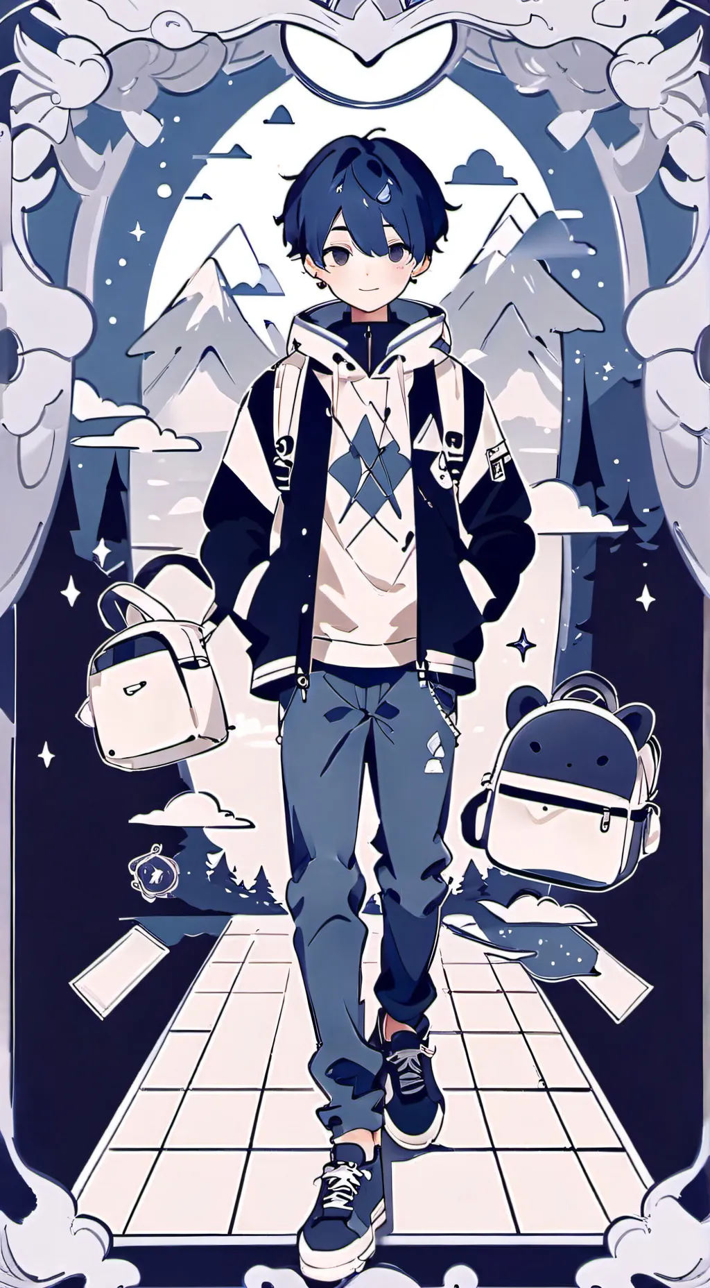 ai character: DW but wolves background