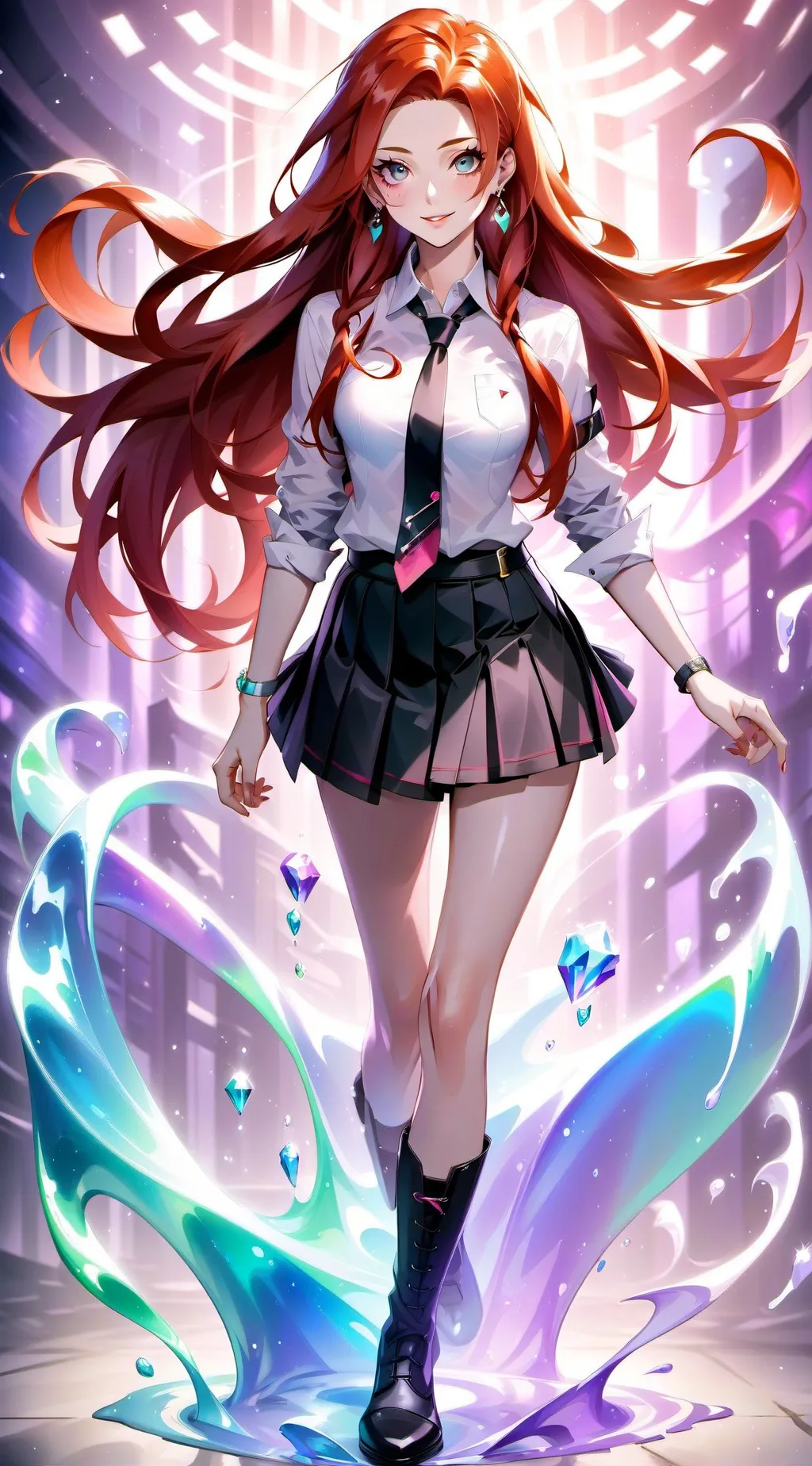 ai character: Фумико background