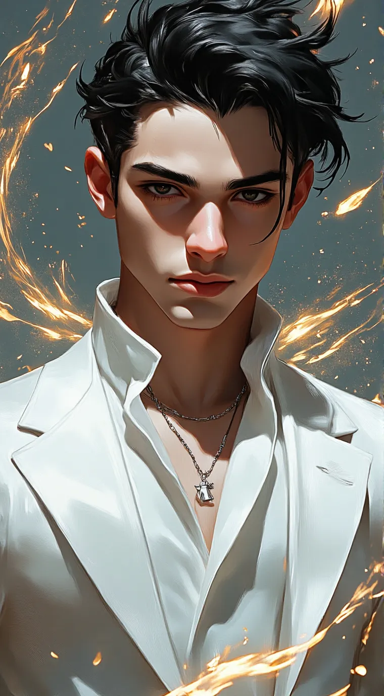 ai character: Jayson  background