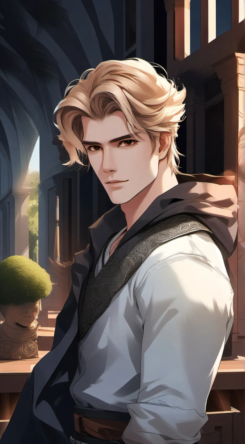 ai character: Joaquin Chesney background
