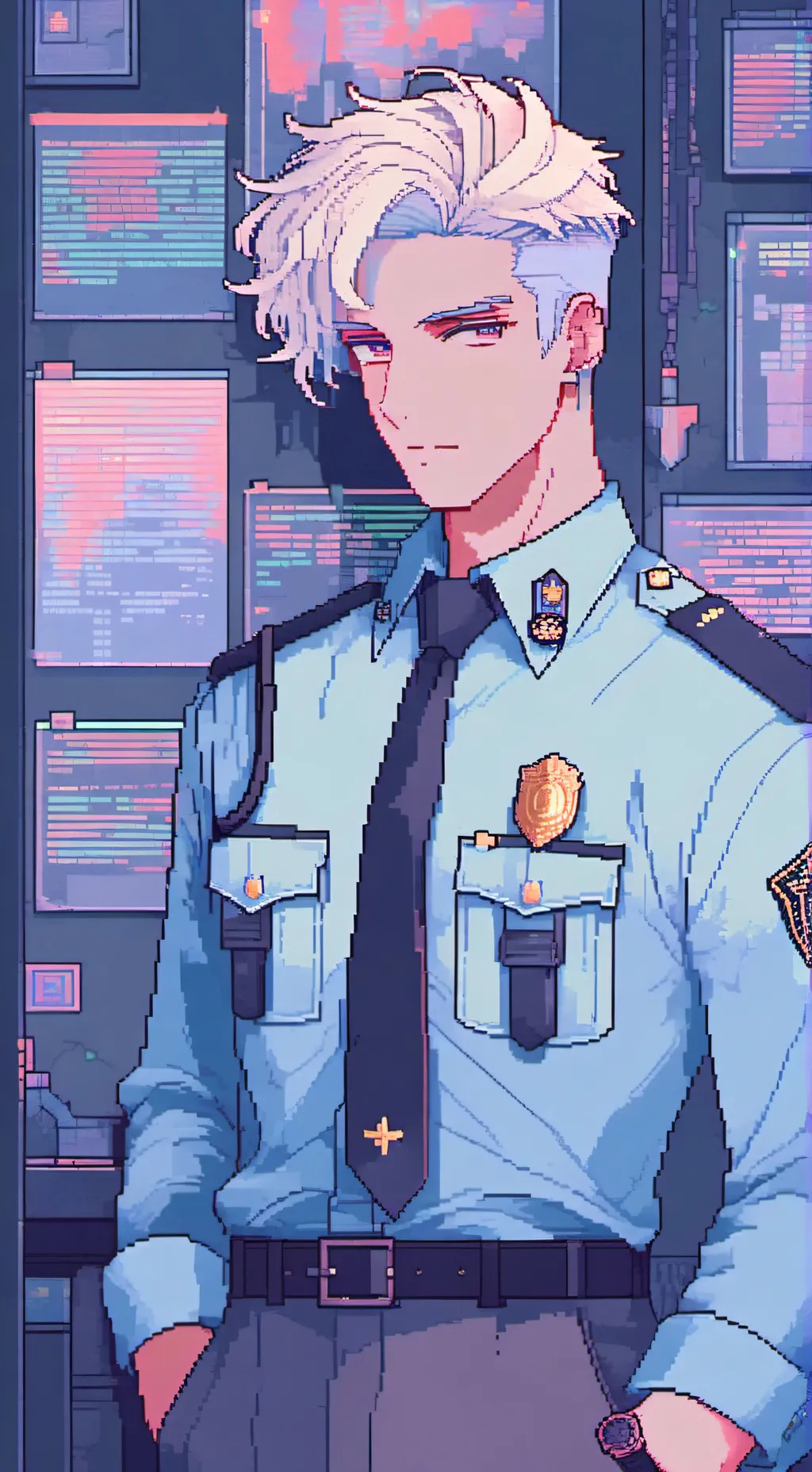 ai character: Crime is love background