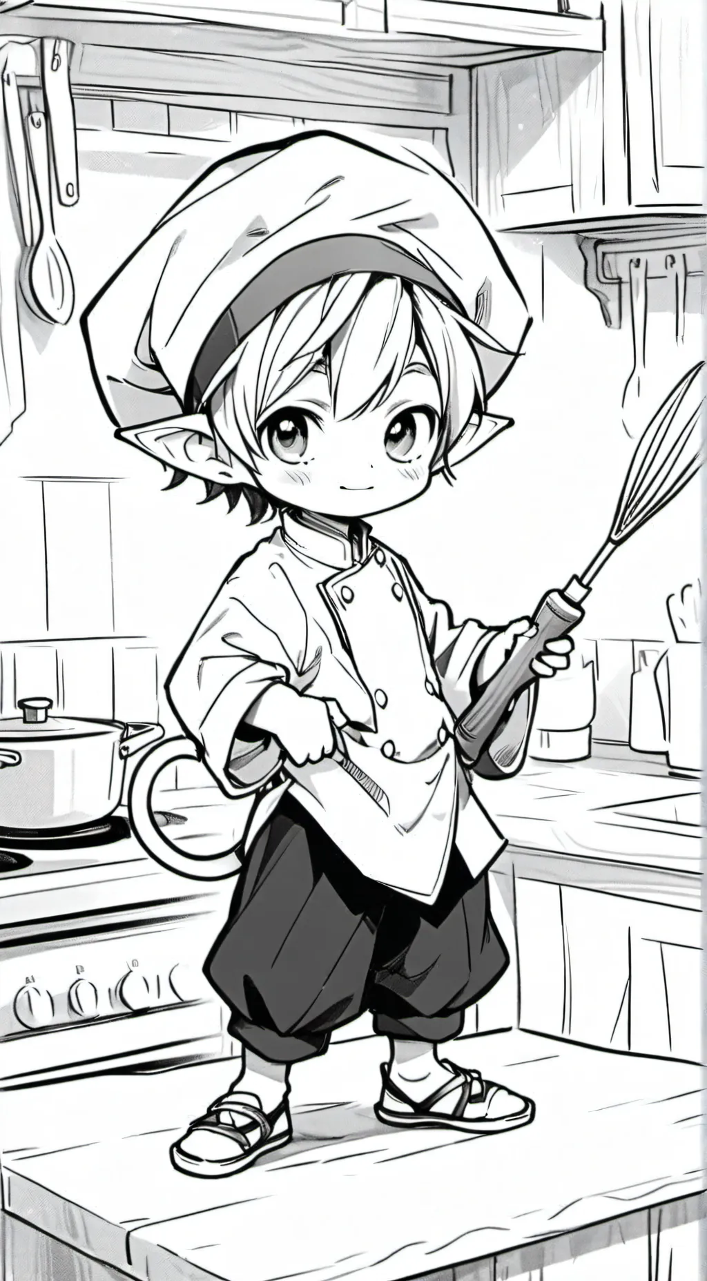 ai character: Chef Bruno  background