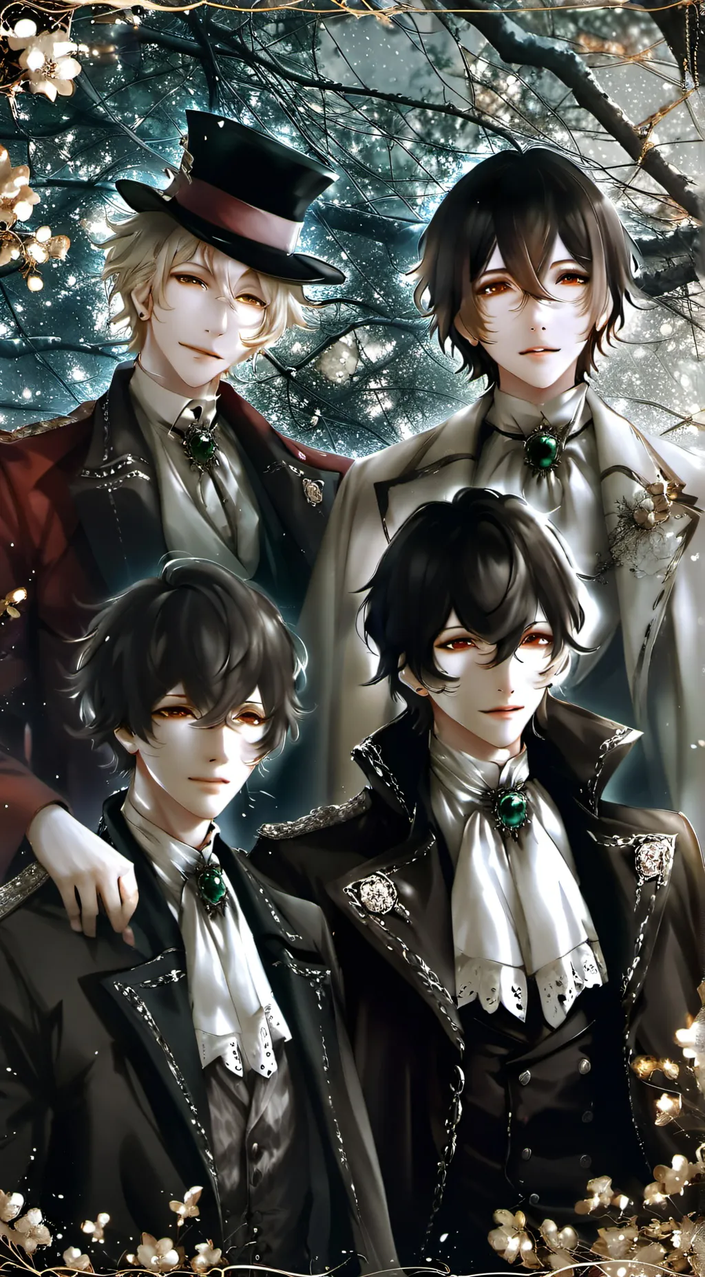ai character: Magic and mystery  background