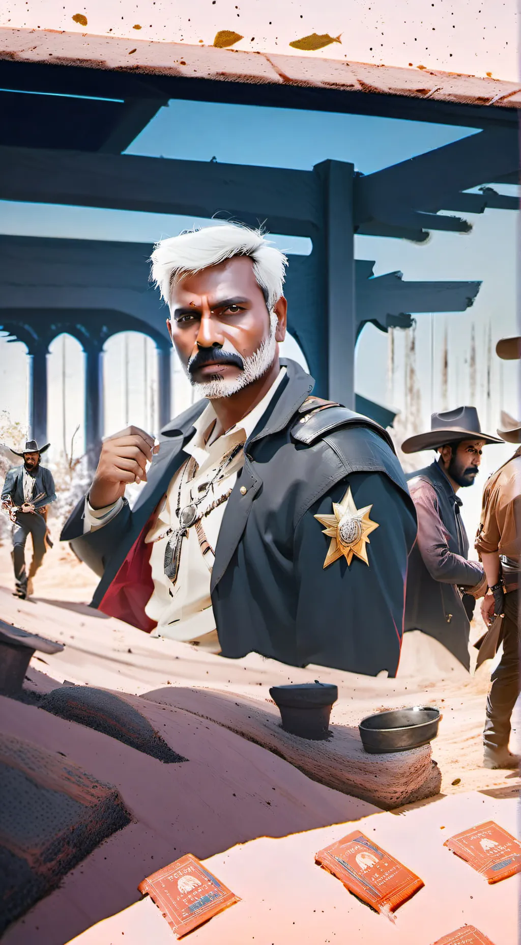 ai character: Шериф background