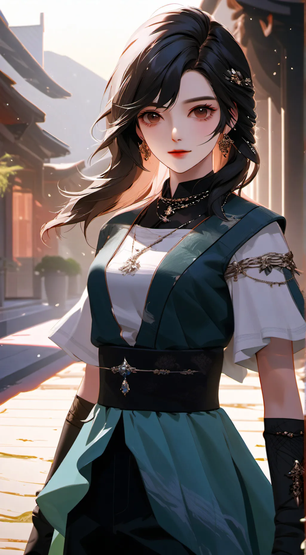ai character: аня background