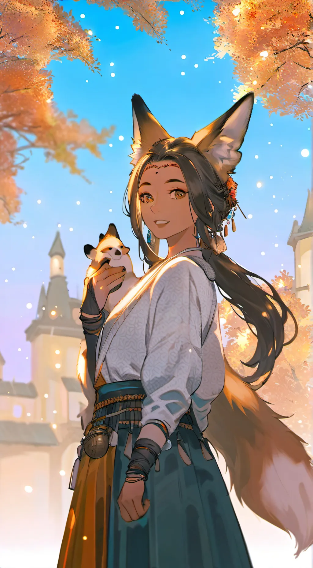 ai character: nanao background