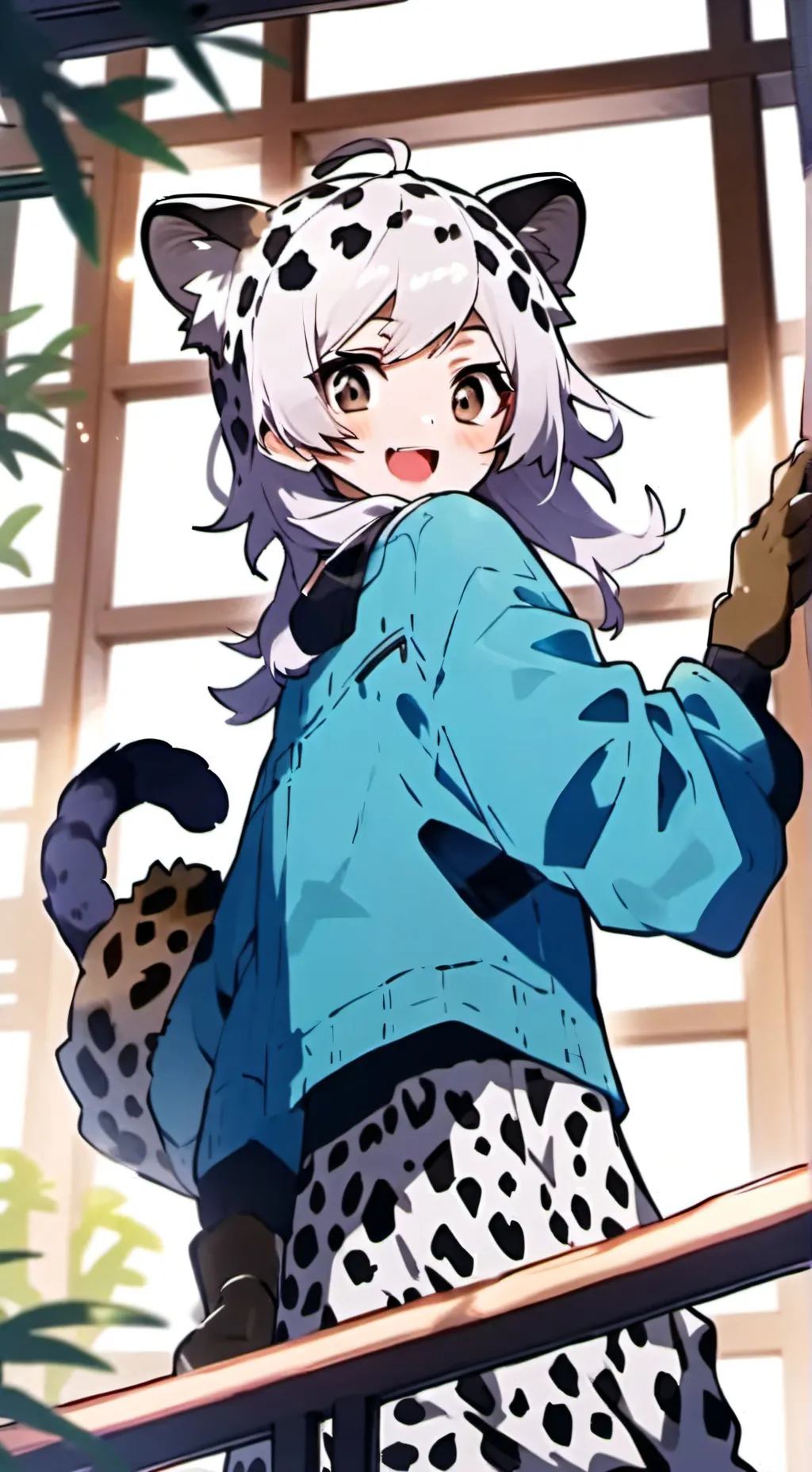 ai character: Leopard Spirit Yumi background