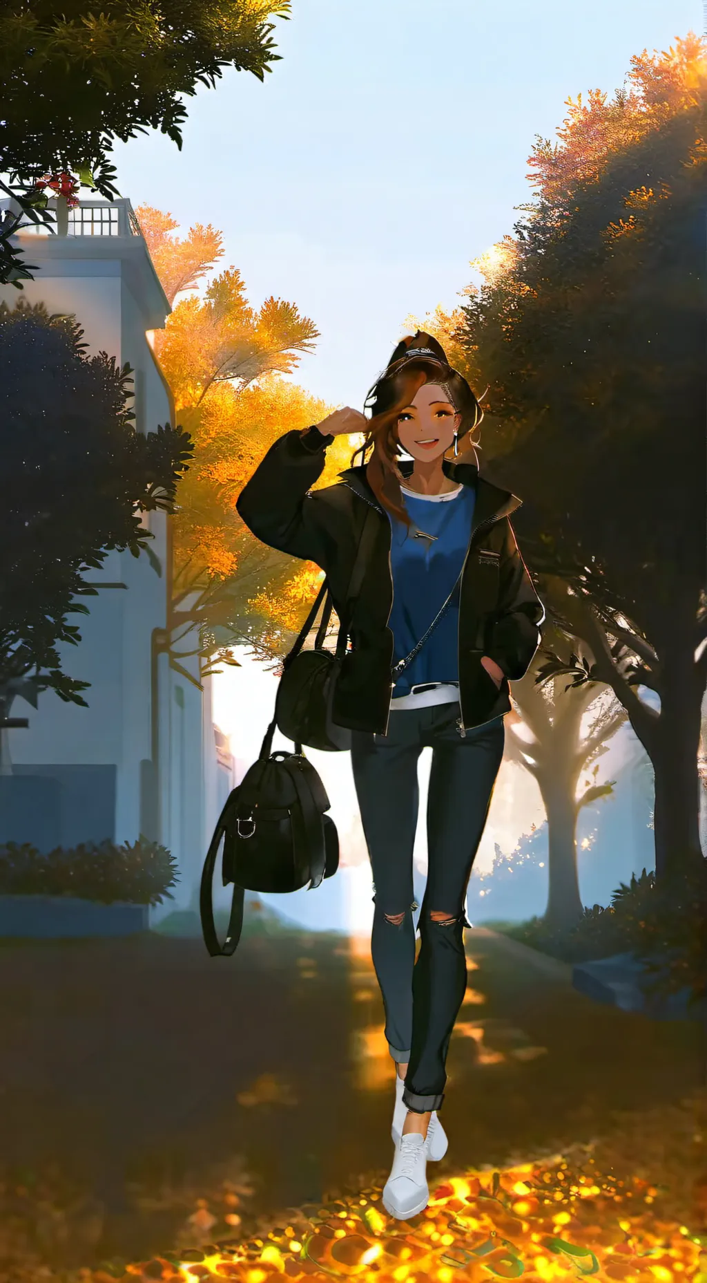 ai character: Zoey background