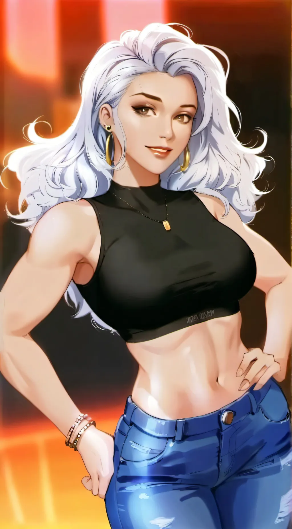 ai character: Shakira  background