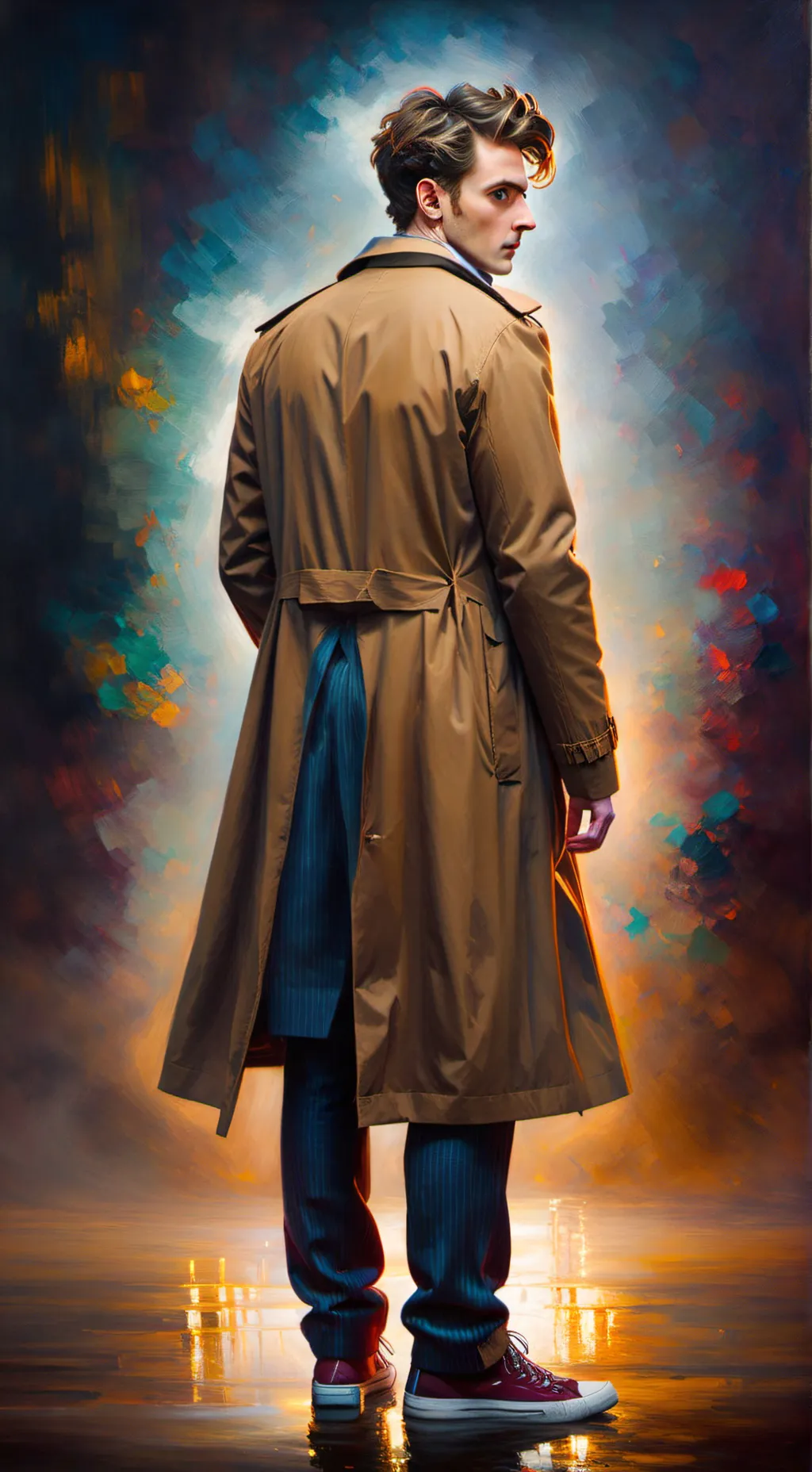 ai character: 10th doctor..maybe background