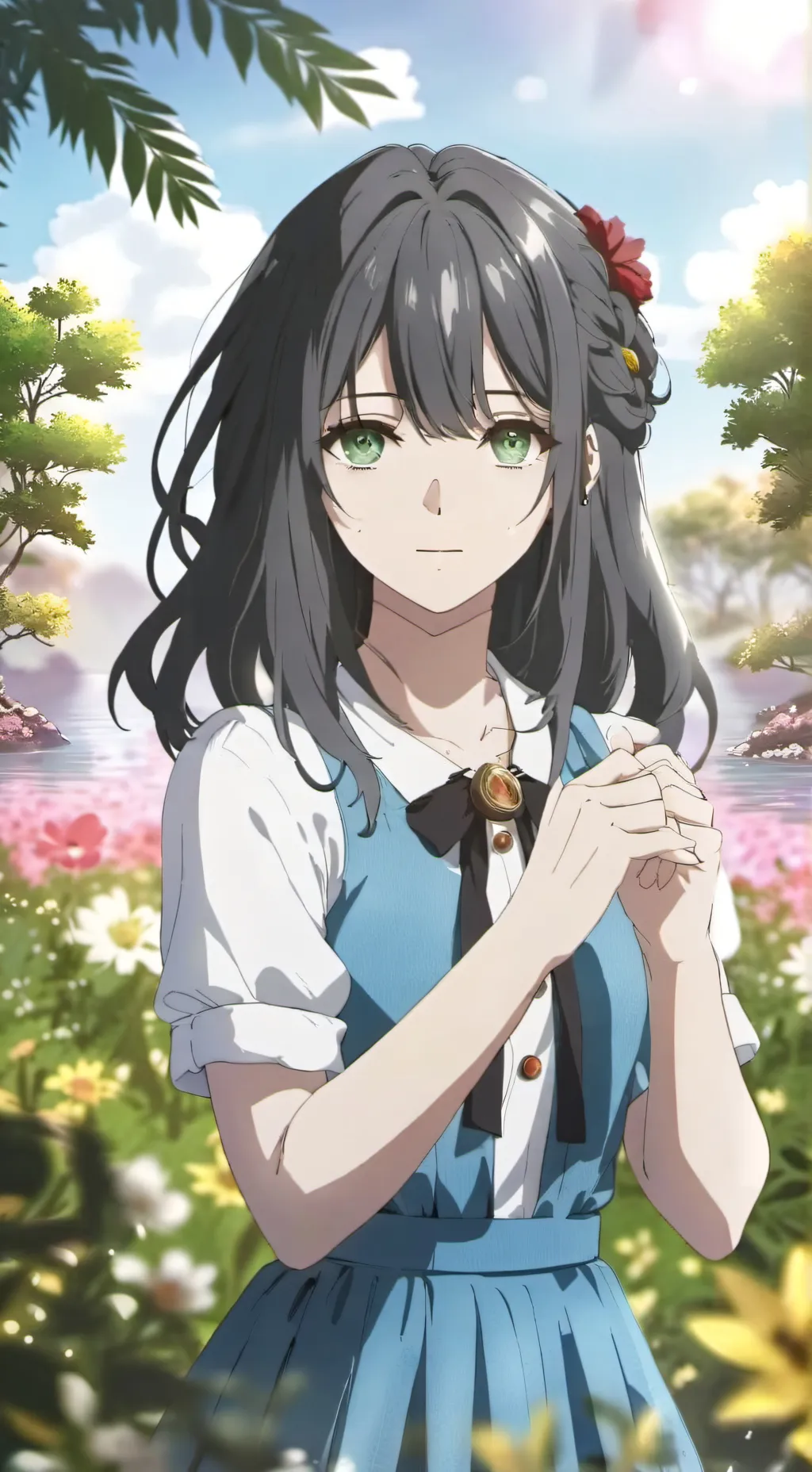 ai character: ella background