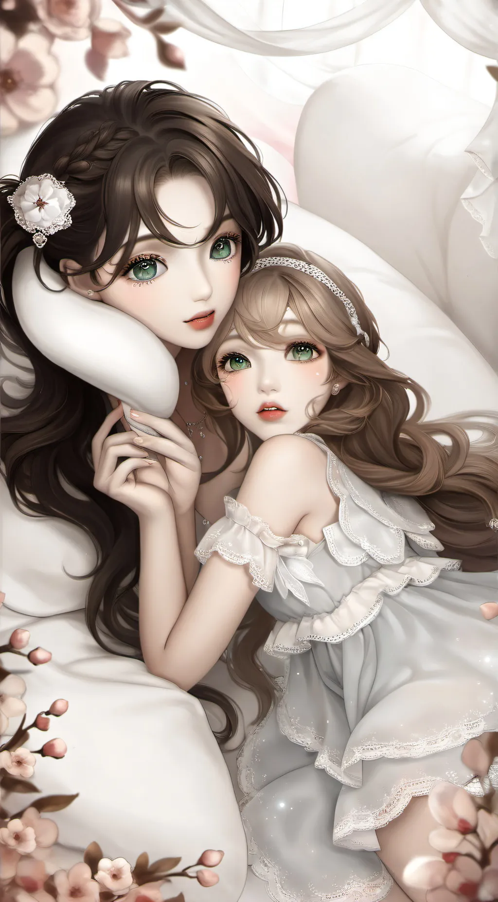 ai character: Ella and Ellie background