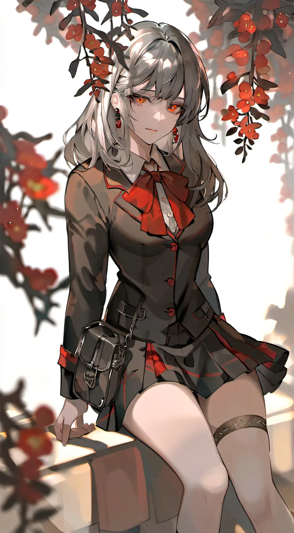 ai character: Violet  background