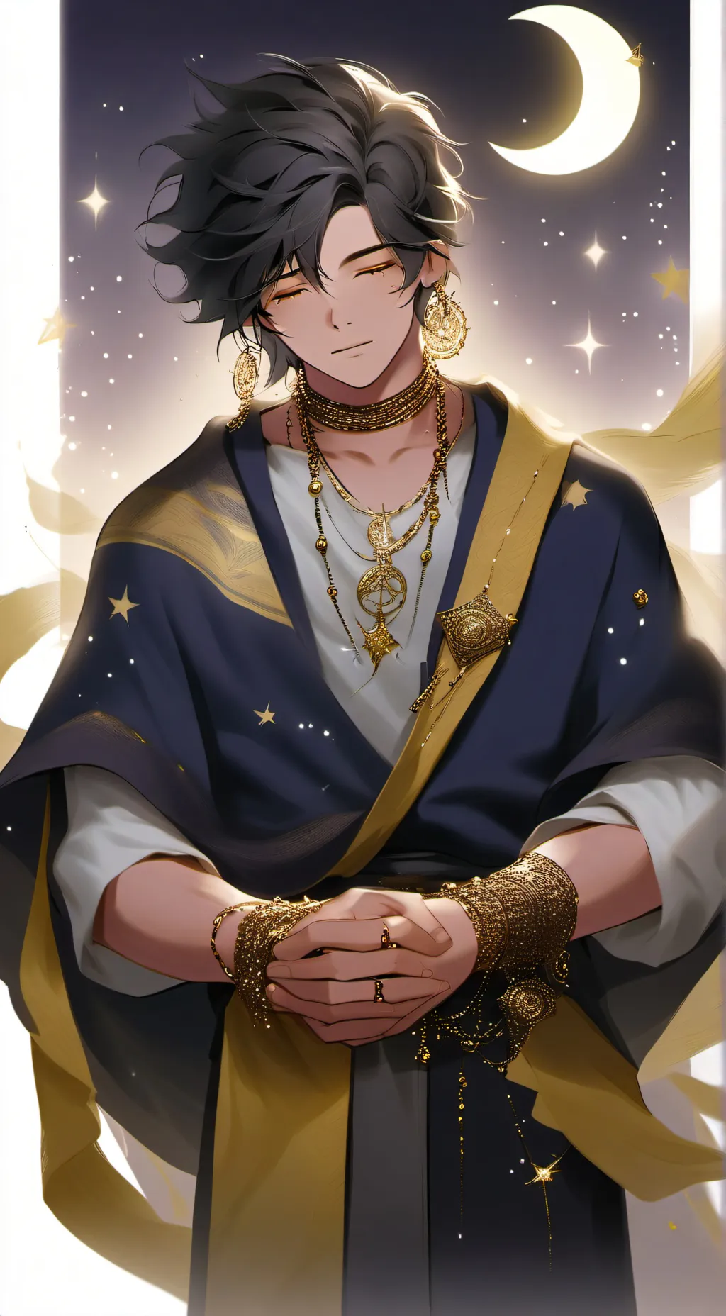 ai character: Zayir-Noctis  background